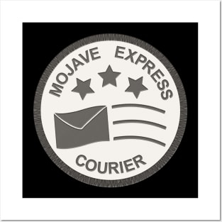 Mojave Express Courier "Patch" [Black on White] Posters and Art